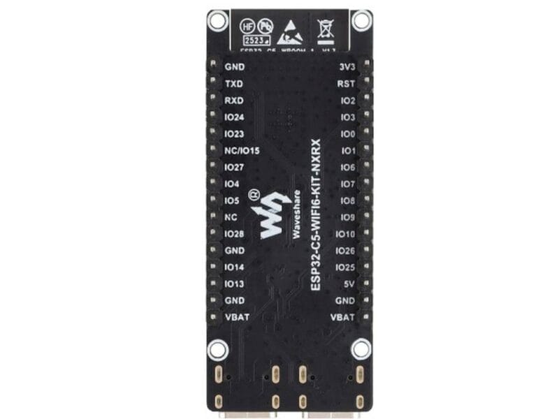 ESP32-C5 WiFi/BT-BLE/ZigBee modul alappanel (ESP32-C5-DevKitC1-N16R8, 2 ...