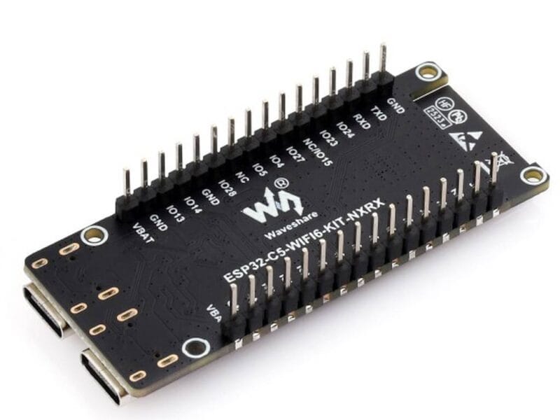 ESP32-C5 WiFi/BT-BLE/ZigBee modul alappanel (ESP32-C5-DevKitC1-N16R8, 2 ...