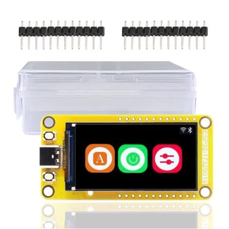 ESP32 1.9" LCD fejlesztőpanel Wi-Fi/BT (ESP32, LVGL, 170x320)