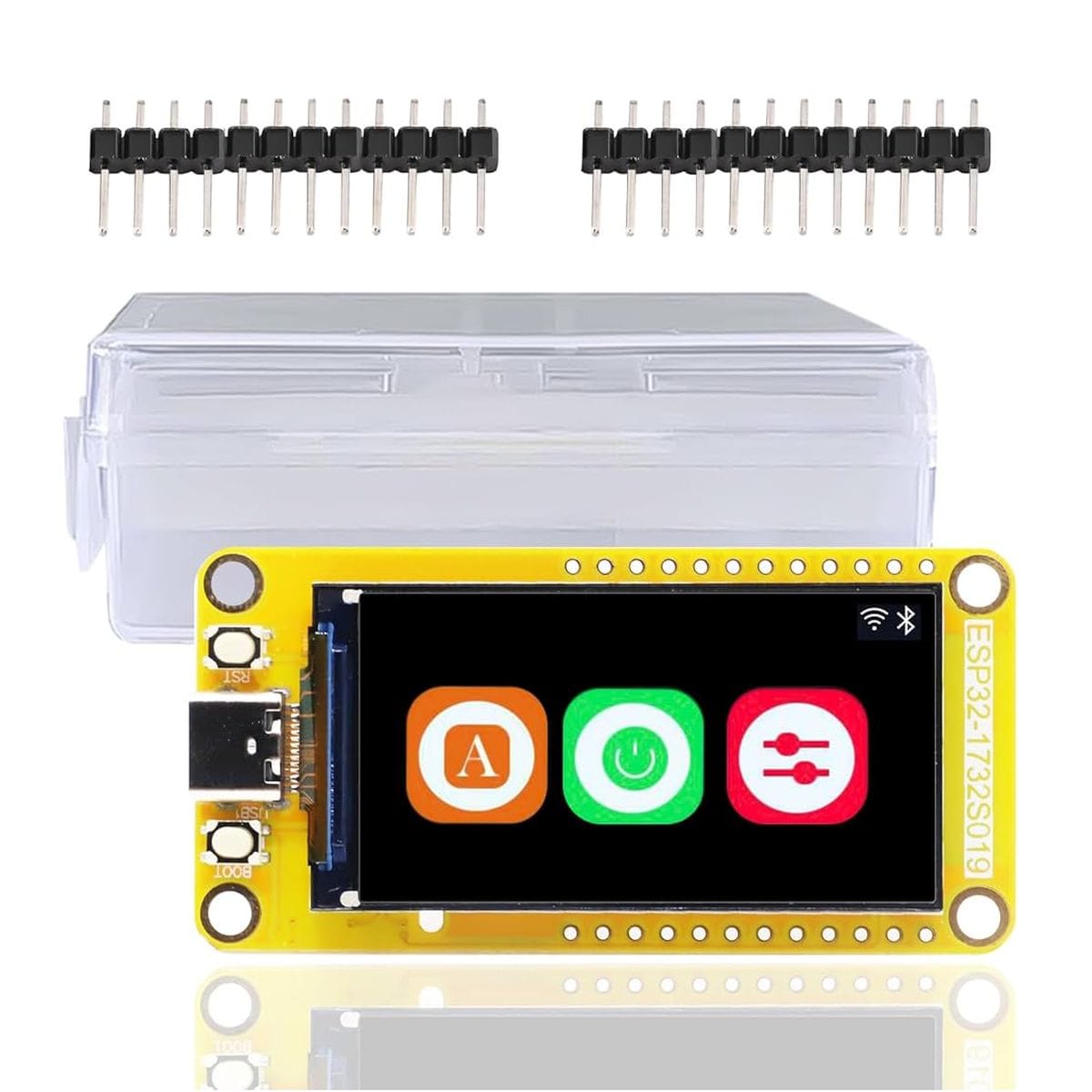 ESP32 1.9" LCD fejlesztőpanel Wi-Fi/BT (ESP32, LVGL, 170x320)