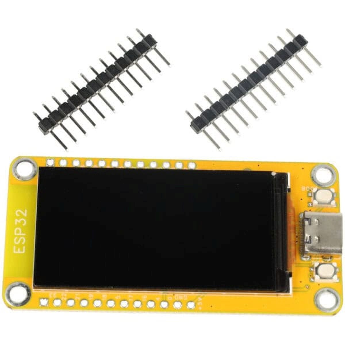 ESP32 fejlesztőpanel 1,9 hüvelykes 170×320 pixeles TFT kijelzővel, LVGL grafikus felületekhez, Arduino és ESP-IDF alapú beágyazott projektek fejlesztéséhez.