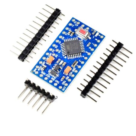 3,3 V-os AVR-Duino Pro Mini 328 modul kis vezérlési feladatokhoz, Arduino projekt kezdőknek, szenzor bekötéséhez és beépített elektronikához.
