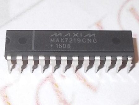 MAX7219 LEDmeghajtó chip (7szegmens, mátrix)
