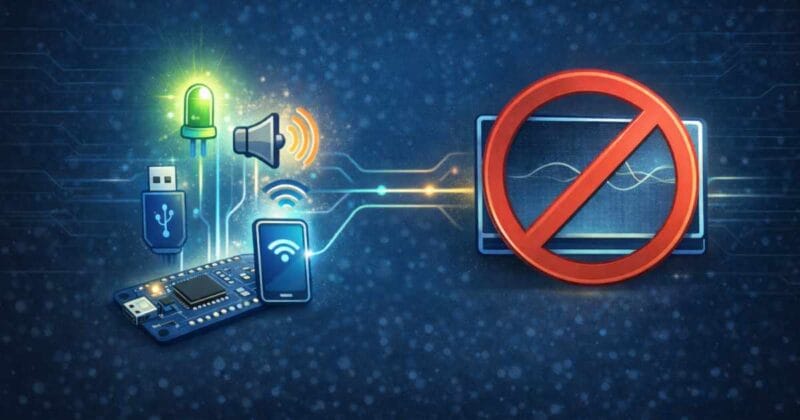 📟 Mikor NE tegyünk kijelzőt egy projektbe? Kijelző nélküli mikrokontrolleres megoldások – energiatakarékos alternatívák.