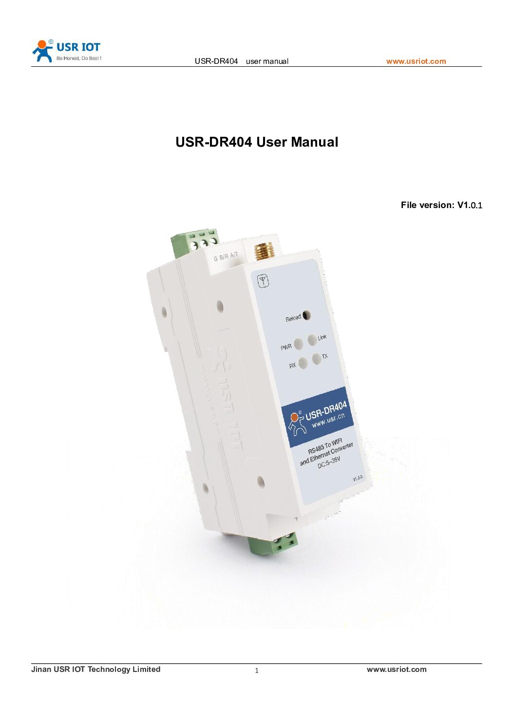 USR-DR404 RS485 - WiFi/Ethernet DIN-sínes soros eszközszerver - Kép 15