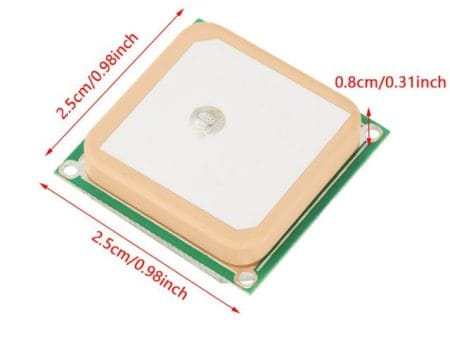 GPS kerámiaantenna (uFL/IPX, 25x25x8) - Image 4
