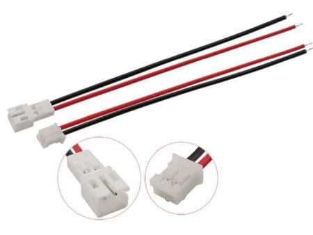JST-PH 2.0 csatlakozó 2 pin, 20cm kábel szerelt anya/szerelt apa (2mm) - Image 2