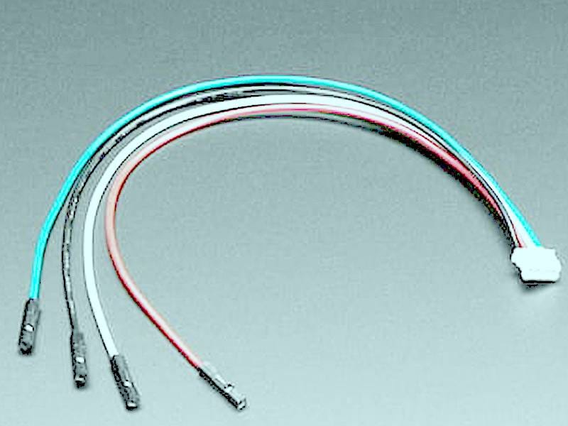 JST SH-1.0 4 pines csatlakozókábel, 20 cm hosszú, egyik végén anya JST SH, másik végén Dupont jumper aljzat, mikrokontrolleres projektekhez.