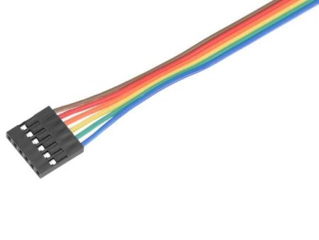 Kábel (anya-anya; 6 ér; 10cm, DuPont)