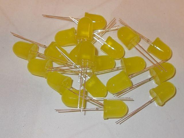 LED - Sárga csomag (10db/pack, 10mm)