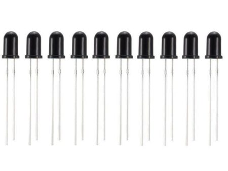 LED - IR-vevő csomag (10x, 5mm)