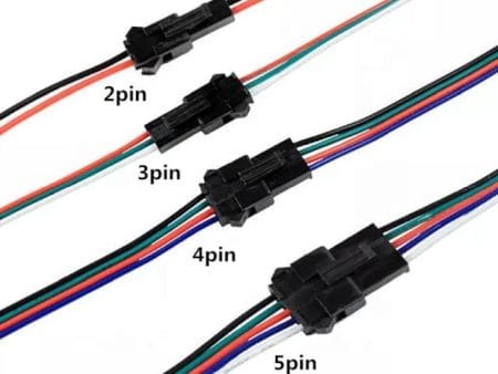 LED-szalag táp- és adatcsatlakozó (4pin; apa-anya pár) - Image 3