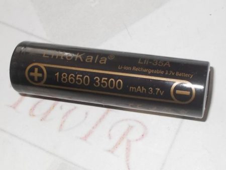 Li-ion akku (3.7V, 3500mAh, 18650) - Liitokala