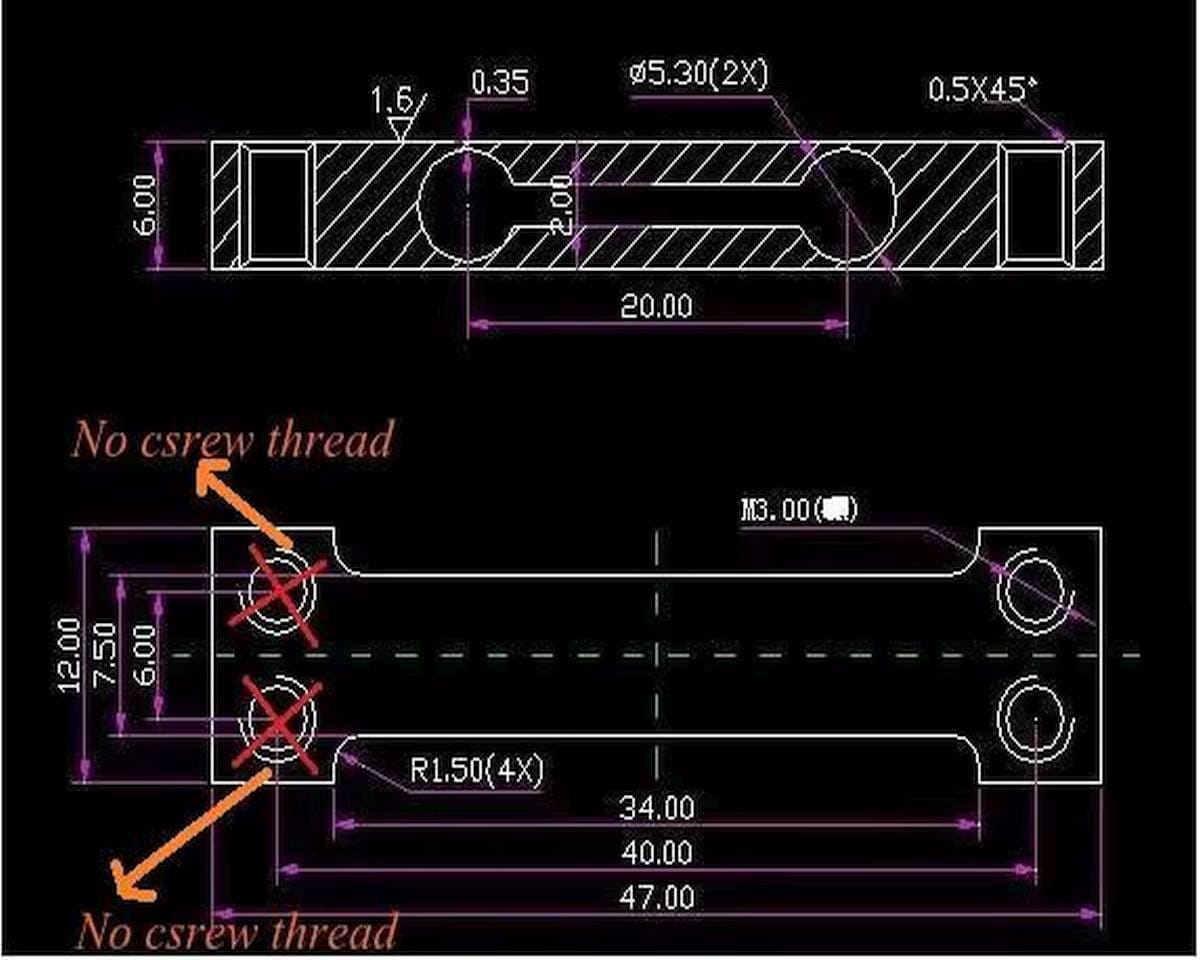 Egy alumíniumházas, négyszálas mérlegcella színes vezetékekkel, 100g–500g közötti tömeg mérésére, Arduino és mikrokontrolleres rendszerekhez.