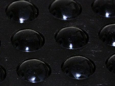 Műszerláb/karcgátló (8x4, félgömb, fekete) [4db/pack] - Image 4