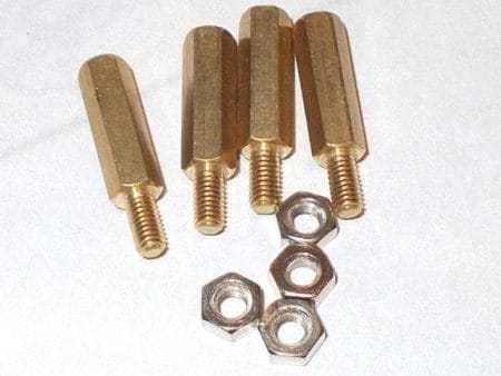 M3x10+6 réz távtartó [4db/pack]