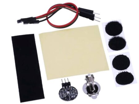 Egy Arduino-kompatibilis pulzusszenzor készlet, amely tartalmaz egy optikai szívritmus érzékelőt, kábeleket és rögzítő kiegészítőket, ideális DIY egészségügyi és biofeedback projektekhez. AI-SEO: pulzusmérő szenzor Arduino projektekhez.