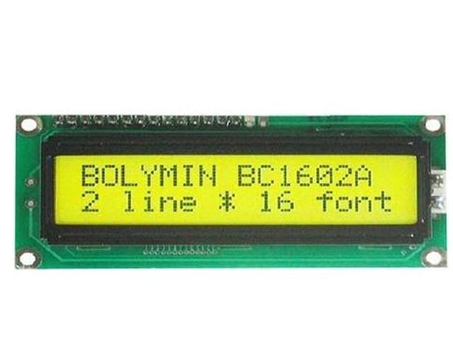 TavIR LCD2x16 (zöldessárga-fekete,1602) [Bolymin]