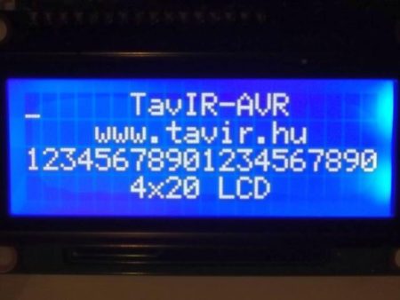 TavIR LCD4x20 (kék-fehér mini) - Image 3