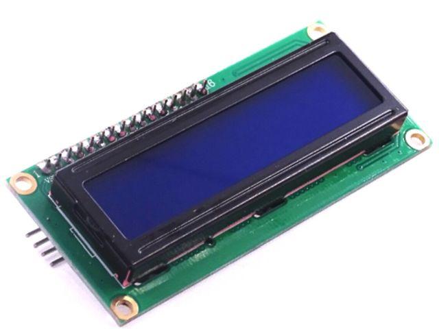 TavIR LCD (kék, 2×16, 1602) + I2CLCD bővítő (egybeszerelt)