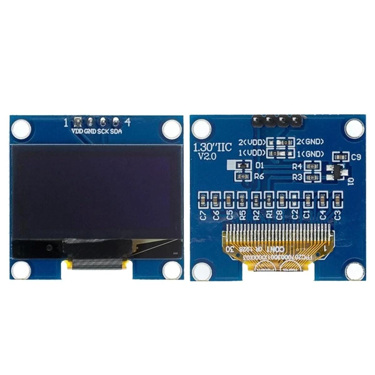 1.3" OLED (128*64, IIC, SH1106, fehér) - Kép 6