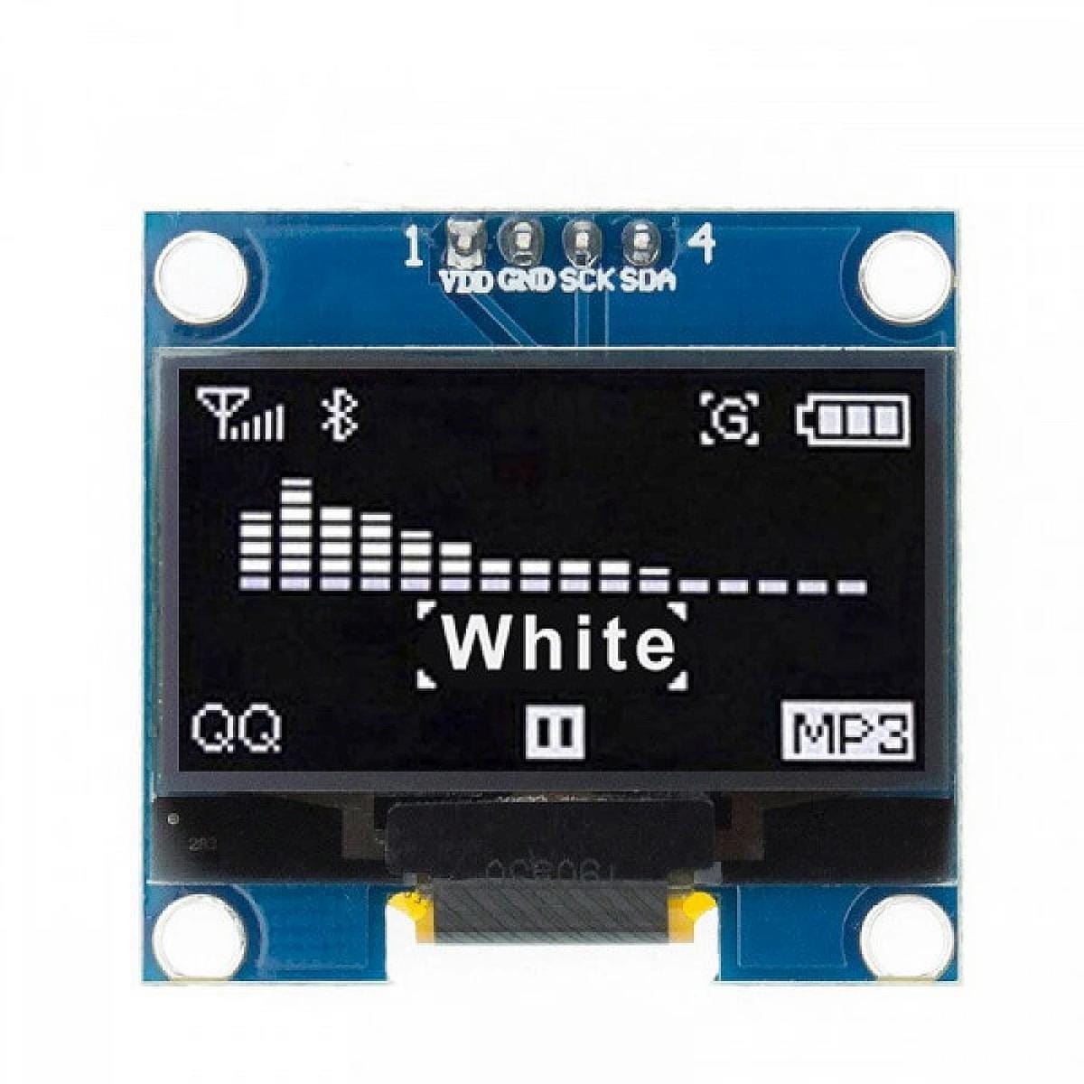 1.3" OLED (128*64, IIC, SH1106, fehér) - Kép 4