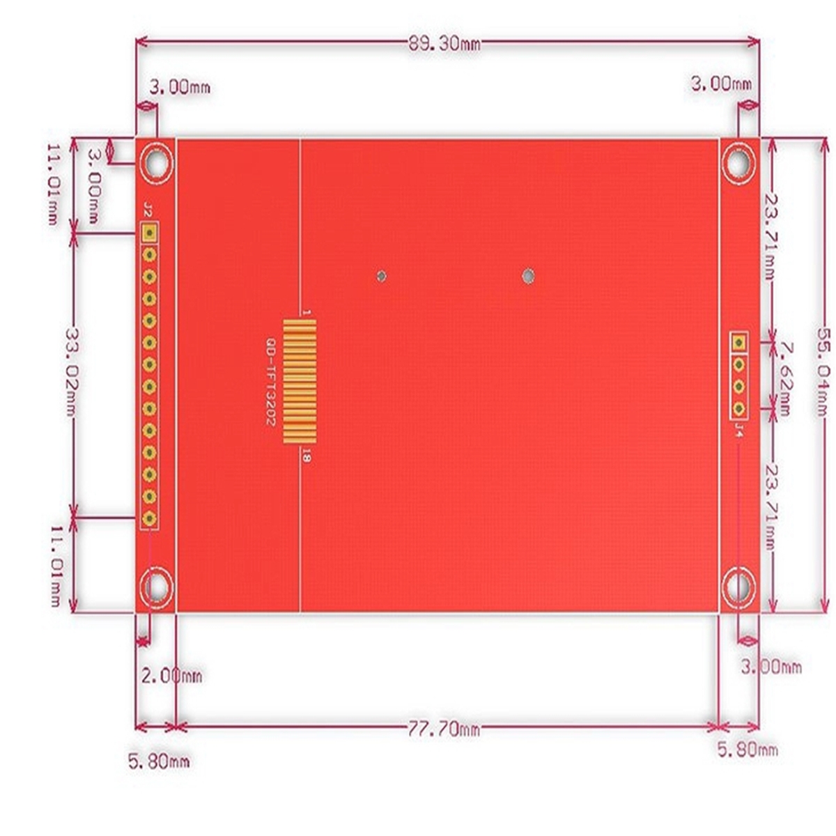 Arduino kompatibilis TFT LCD kijelzőmodul érintőképernyővel és SPI interfésszel. A 320x240 pixeles grafikus kijelző ideális elektronikai prototípusokhoz és IoT rendszerekhez.