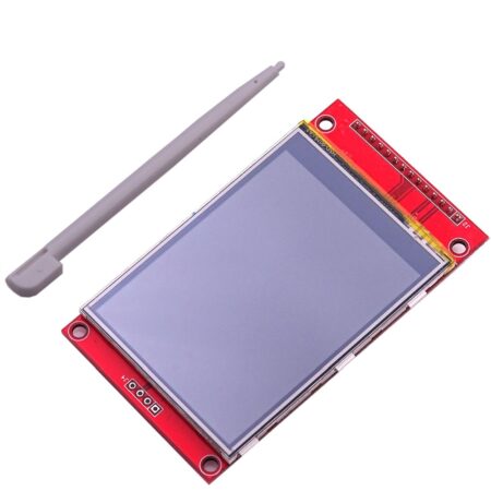 3.2 hüvelykes ILI9341 SPI TFT LCD érintőkijelző modul SD kártyaolvasóval Arduino és ESP32 projektekhez. A színes grafikus kijelző ideális beágyazott rendszerekhez, IoT fejlesztésekhez és mikrokontrolleres kezelőfelületekhez.
