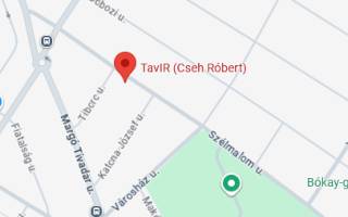 Térkép – TavIR iroda és átvételi pont