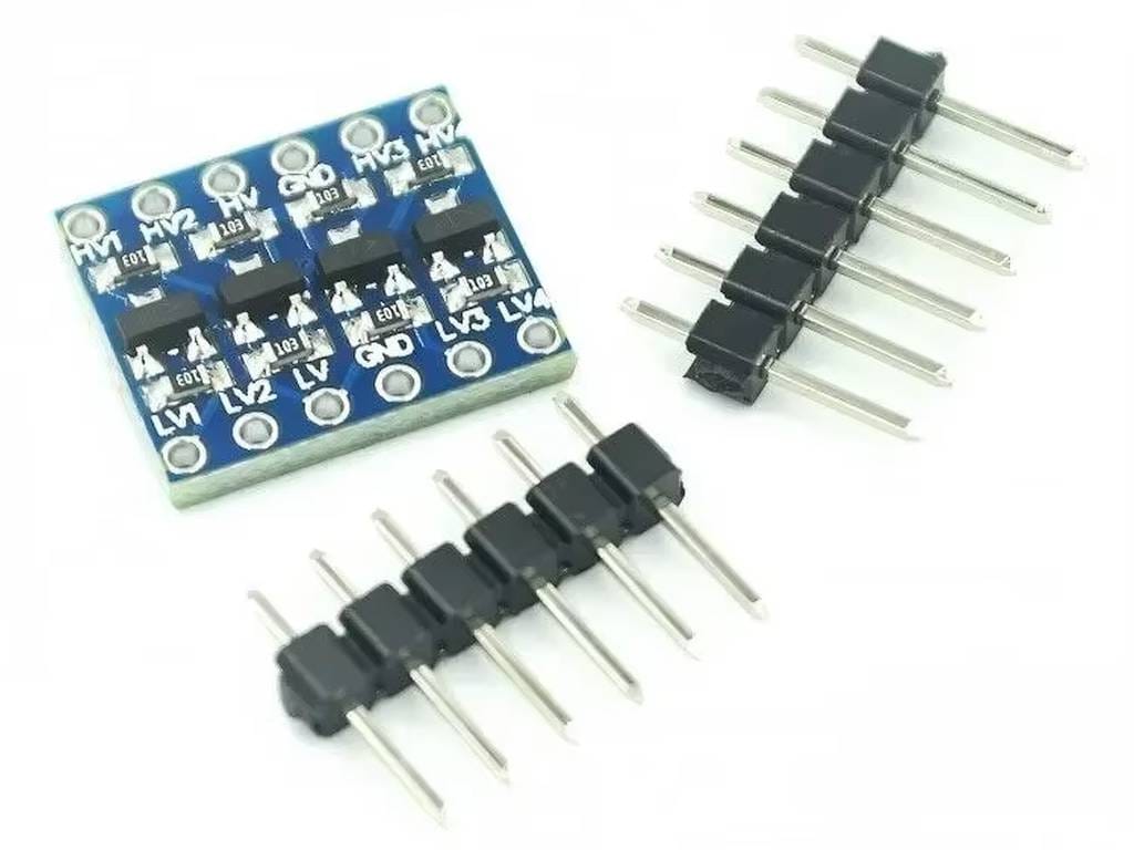 4 csatornás kétirányú jelszintillesztő modul (digitális vonalakhoz, MOSFET)