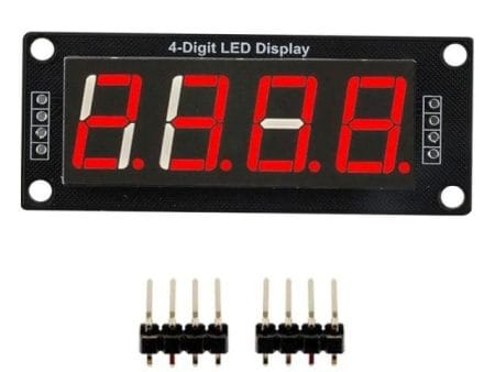 4x 7szegmens LED (TM1637 vezérlő, 0.56