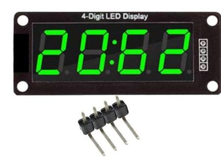 4x 7szegmens LED (TM1637 vezérlő, 0.56