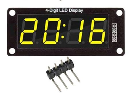 4x 7szegmens LED (TM1637 vezérlő, 0.56