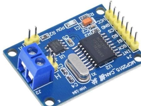 MCP2515 CAN busz modul SPI interfésszel Arduino ESP csatlakozáshoz hosszú távú adatátvitelhez
