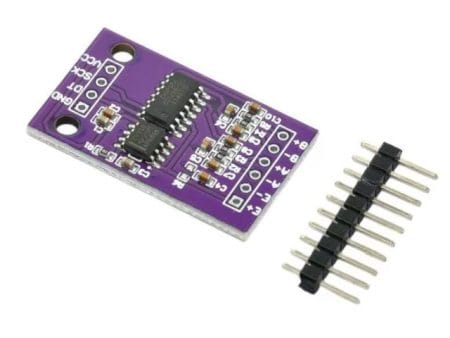CS1238 precíziós 24bites ADC modul kiegészítő TL431 feszültségreferenciával  (mérlegcellához)