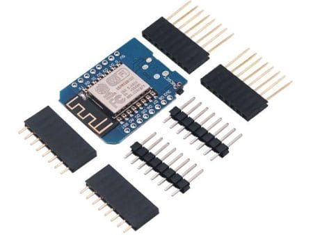ESP8266/D1 WiFi-Serial modul alappanel (D1 mini, ESP-12, ESP12F, USB-C) - Image 3