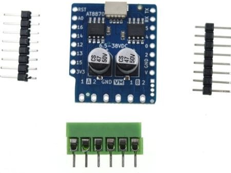 ESP/D1 mini - motorshield (D1 - motorshield; AT8870)