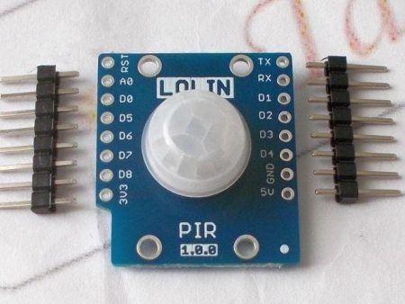 ESP/D1 mini - mozgásérzékelő shield (D1 - PIR shield)