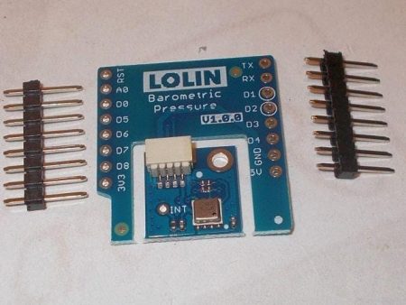 ESP/D1 mini - nyomás-/hőmérő shield (D1 - HP3030B shield)