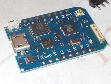 ESP8266/D1 Mini Pro (16MB) alappanel (ESP8266 WiFi modul)