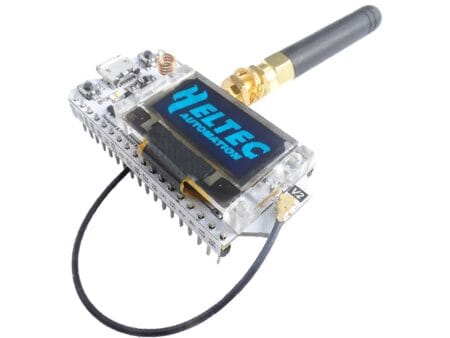 Heltec WiFi LoRa 32 V2 modul ESP32 mikrokontrollerrel, 868 MHz-es LoRa támogatással és 0,96 hüvelykes OLED kijelzővel, ideális IoT fejlesztésekhez