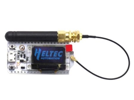 Heltec WiFi LoRa 32 V2 modul ESP32 mikrokontrollerrel, 868 MHz-es LoRa támogatással és 0,96 hüvelykes OLED kijelzővel, ideális IoT fejlesztésekhez