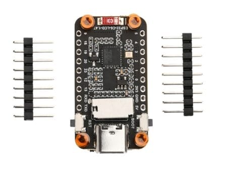 Az ESP32-C6 1,47 hüvelykes LCD fejlesztőpanel kompakt méretű, színes kijelzővel és Wi-Fi 6, valamint Bluetooth 5 támogatással rendelkezik, ideális választás IoT és HMI projektekhez
