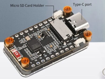 Az ESP32-C6 1,47 hüvelykes LCD fejlesztőpanel kompakt méretű, színes kijelzővel és Wi-Fi 6, valamint Bluetooth 5 támogatással rendelkezik, ideális választás IoT és HMI projektekhez