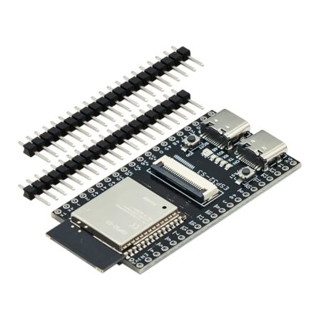 ESP32-S3-WROOM-N16R8 CAM fejlesztőpanel OV5640 5MP kamerával, Wi-Fi és Bluetooth támogatással. Modern AIoT és képfeldolgozó projektekhez használható mikrokontrolleres fejlesztőeszköz.