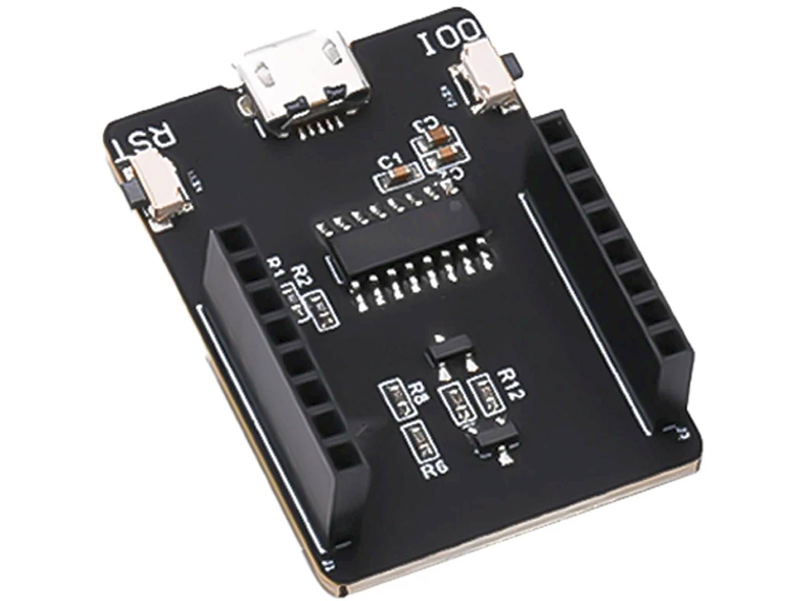 Egy ESP32-S3-CAM fejlesztőpanel látható, amely 8 MB PSRAM-mal és 16 MB Flash memóriával rendelkezik, ideális AI és IoT alkalmazásokhoz kamerával és vezeték nélküli kapcsolattal.