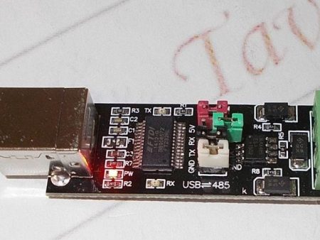 USB-RS485 illesztő (FT232RL, MAX485 ; Modbus, Fieldbus, DMX512) - Image 2