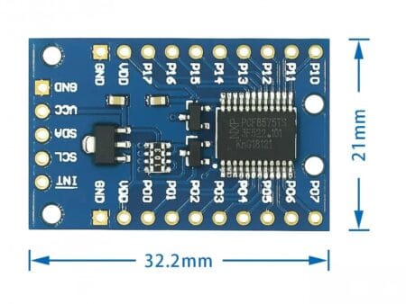 PCF8575 btrakout/bővítő panel