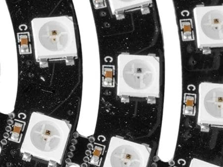 NeoPixel gyűrűsor RGB LED-sor (40/48/60, fekete) - Image 2