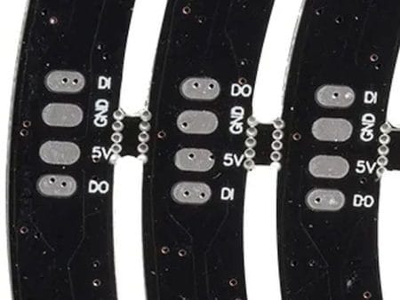 NeoPixel gyűrűsor RGB LED-sor (40/48/60, fekete) - Image 3